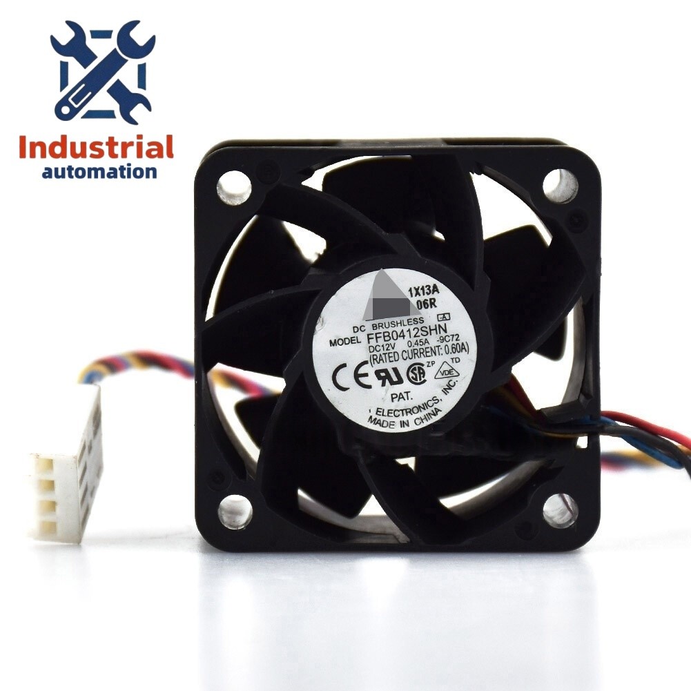 Cooling Fan FFB0412SHN for Delta Inverter cooler 1u 2u 4pin 12V 0.45A 40*40*28mm