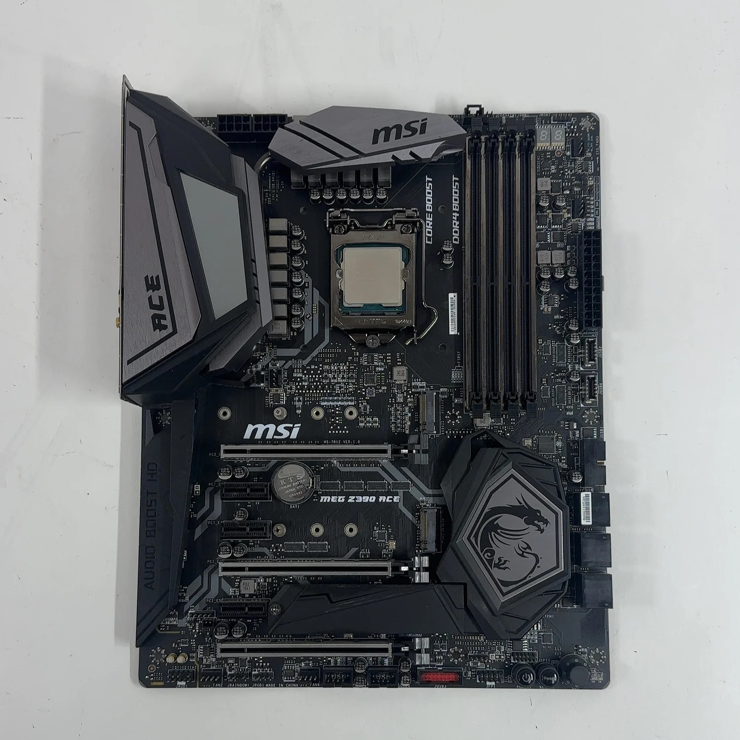 MSi Meg Z390 Ace WIFI DDR4 LGA 1151 Intel i9-9900KF 8 Core 3.60GHz ATX