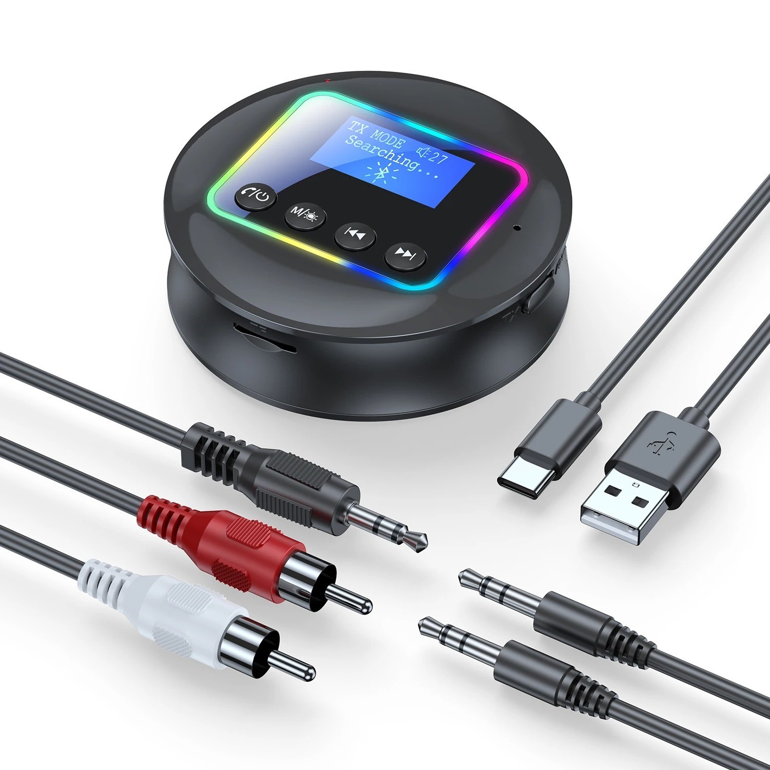 2026 New Bluetooth 5.4 Audio Transmitter Receiver 2-in-1 Wireless Adapter