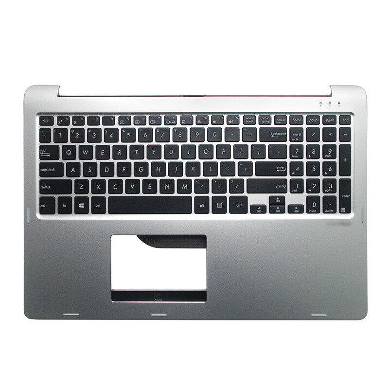 New for ASUS TP500 TP500L TP500LA TP500LB TP500LN Palmrest US Keyboard Silver