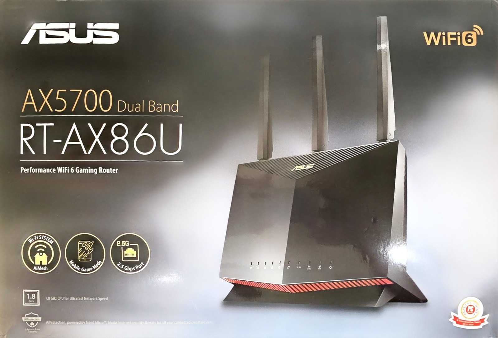 ASUS RT-AX86U AX5700 WiFi 6 Gaming Router