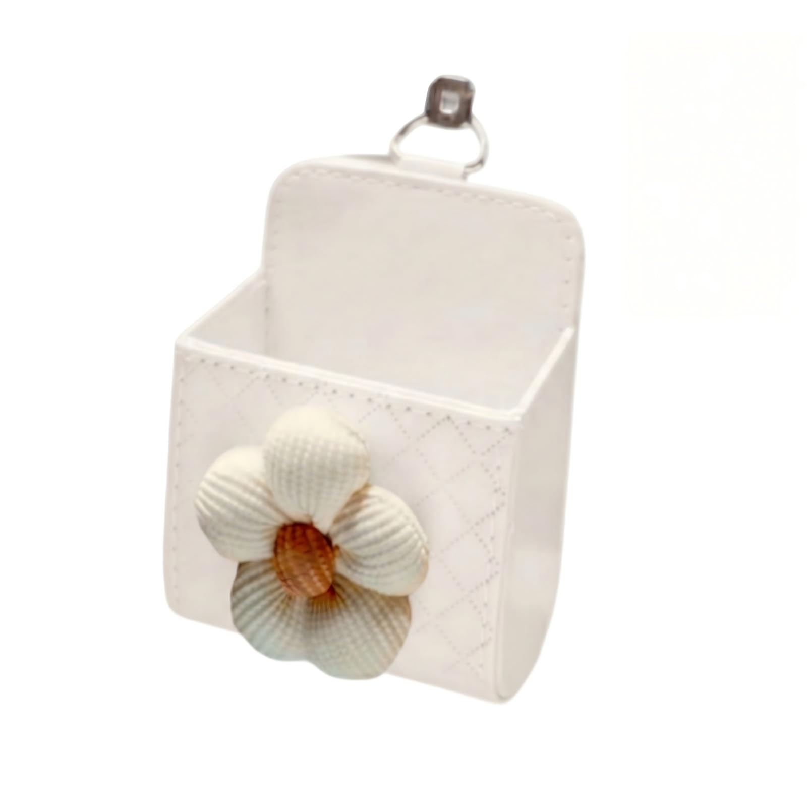 Flower Car Air Vent Storage Bag, Cute Air Outlet Hanging Bag, Multifunctional...