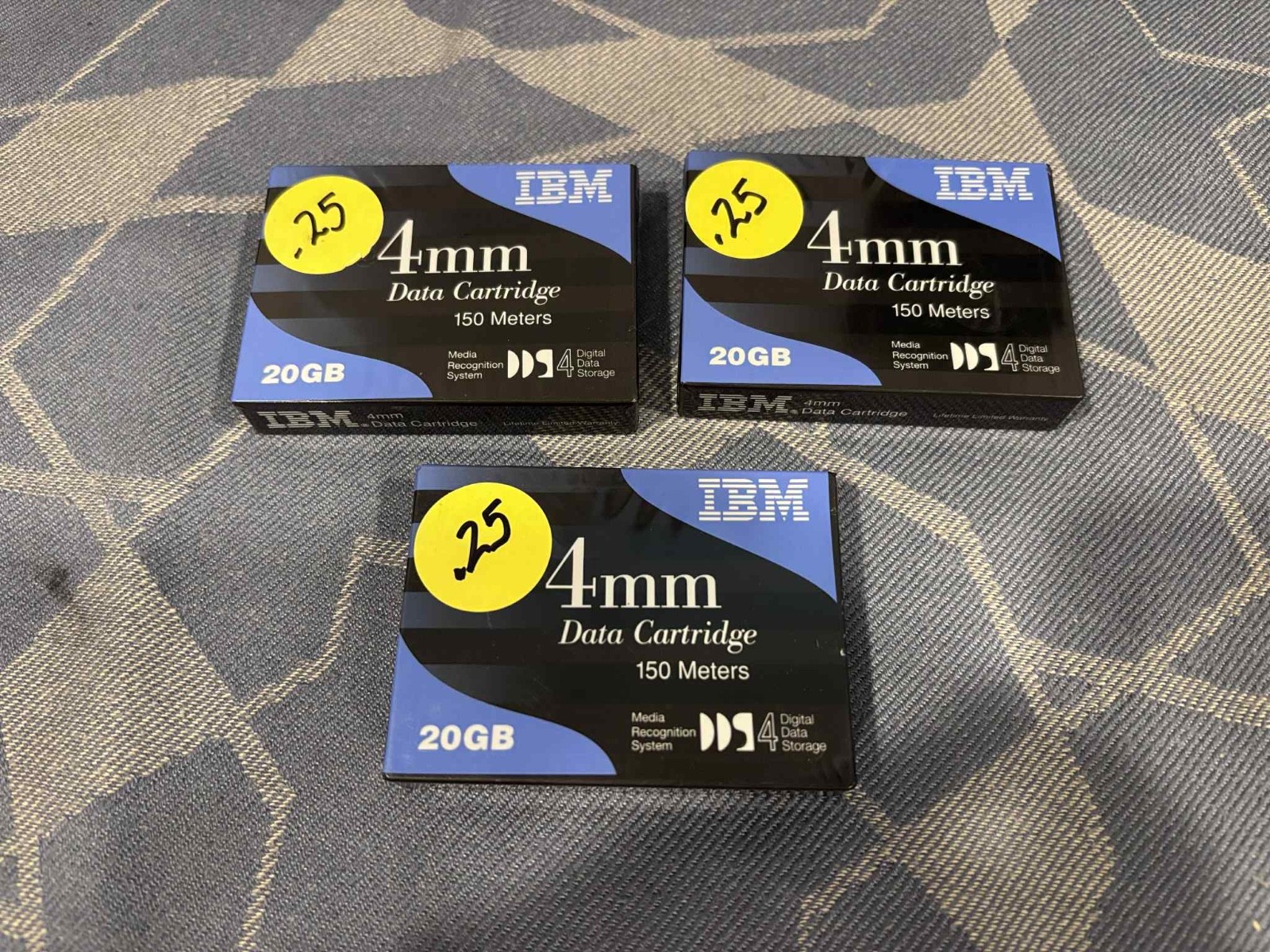 IBM 4mm Data Cartridge 150 Meters 20GB (3 ps)