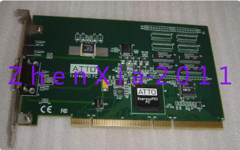 1PC used ATTO EXPRESS PCI FC Channel Card