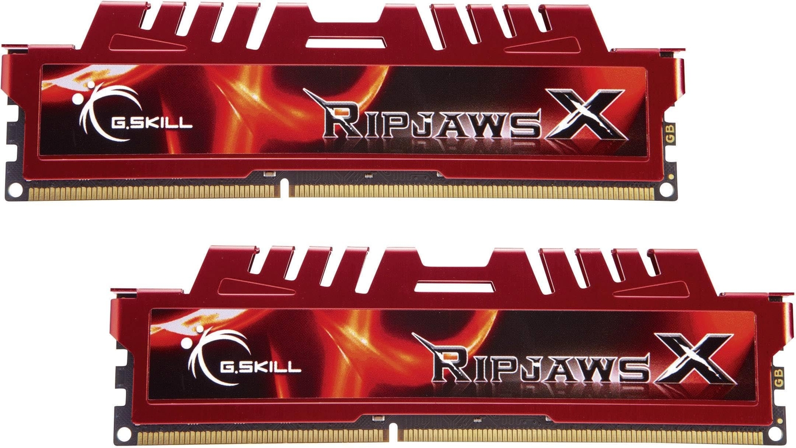 16GB G.Skill DDR3 RipjawsX 1600MHz Red RAM Dual Channel Memory Kit