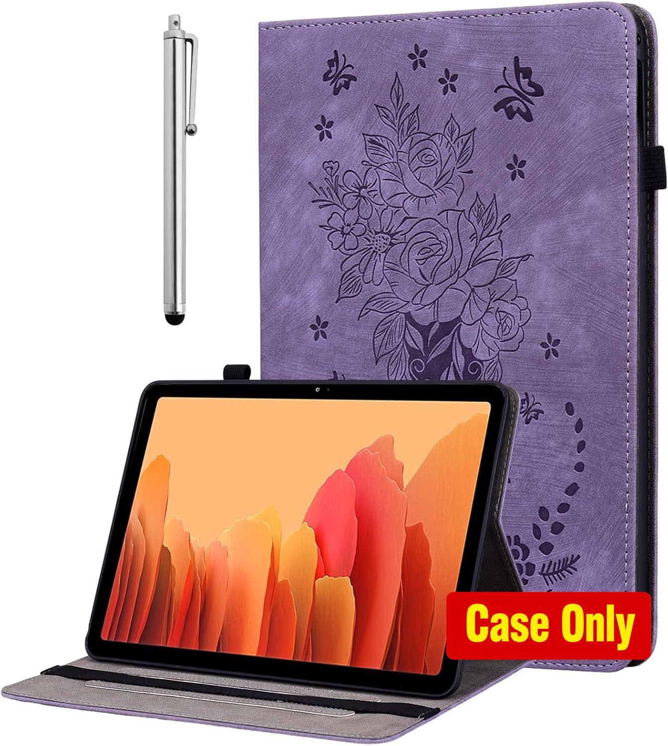 Multi-Angle Flip Leather Cover Case for Samsung Galaxy Tab A11 8.7-Inch 2025, Pu
