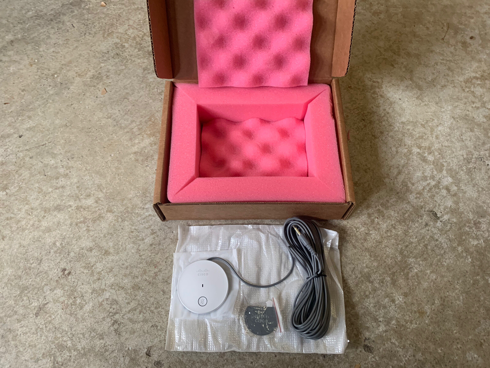 Cisco New CS-MIC-TABLE-J Video Conference Table Microphone Mic TTC5-14