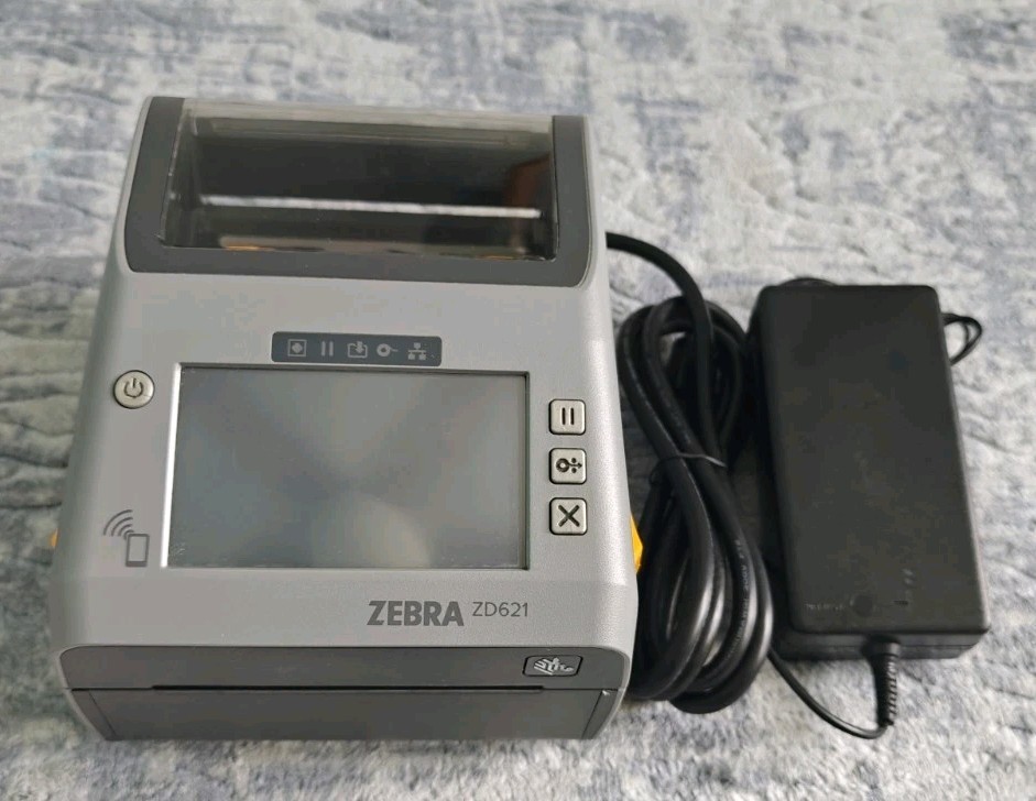 Zebra ZD 621 Direct Thermal Desktop Label Printer Gray 203 dpi 