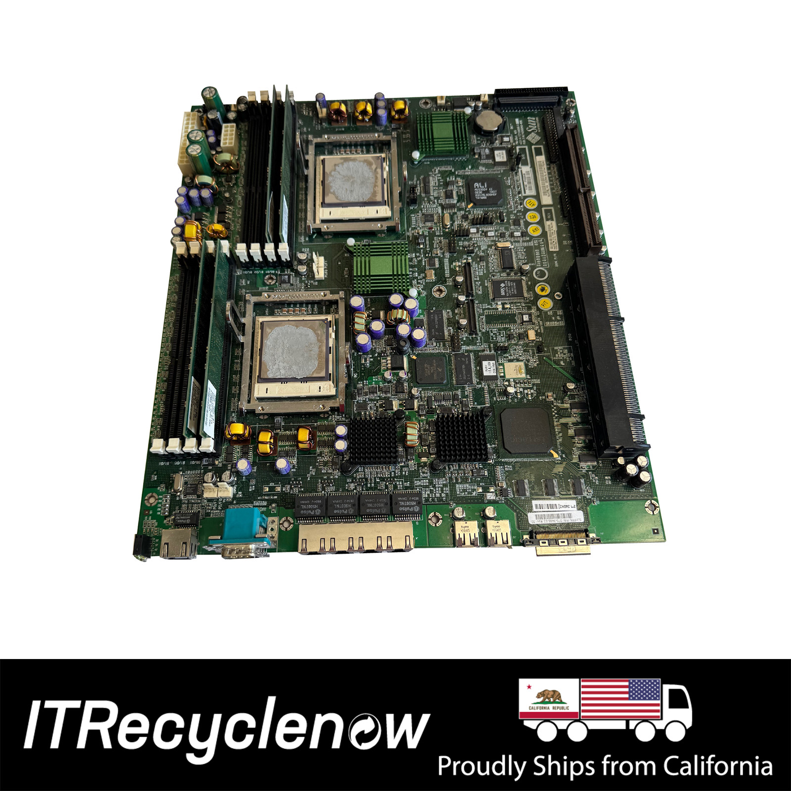 Sun Fire V210 Dual‑CPU Motherboard 2x 1.34 GHz UltraSPARC IIIi – Model 375‑3226
