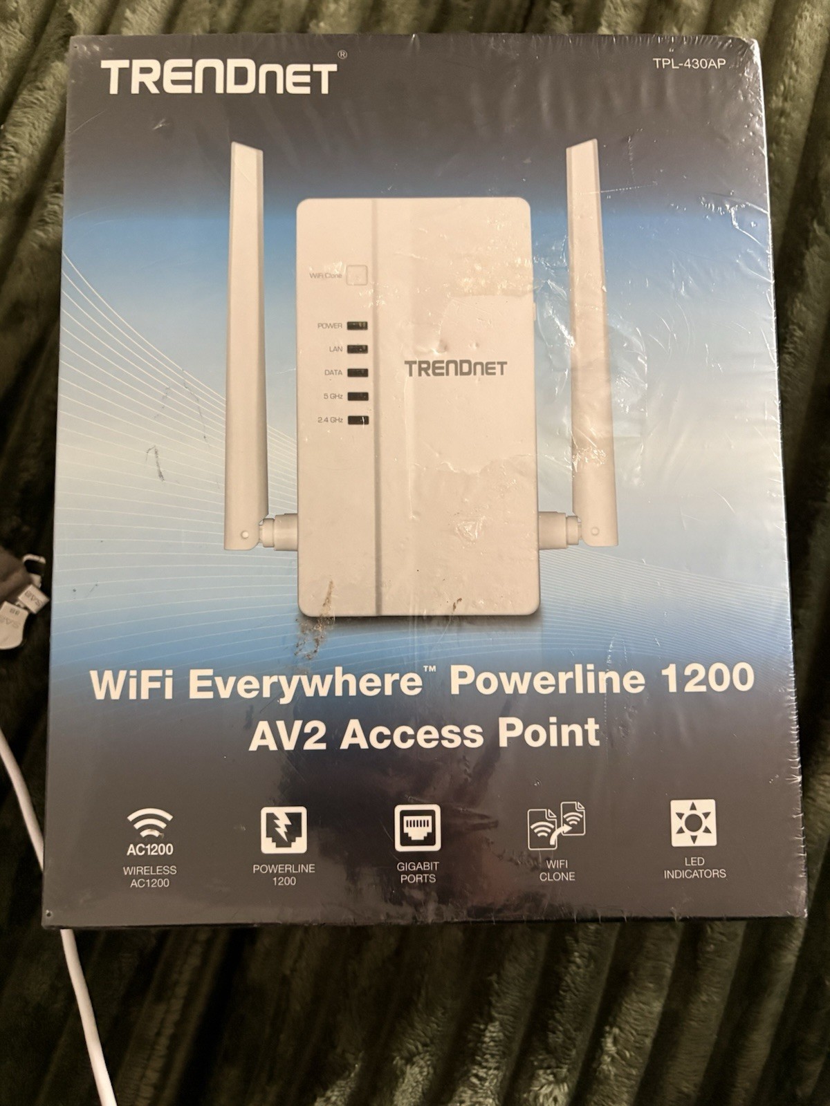 TRENDnet TPL-430AP AC1200 WiFi Everywhere Powerline AP