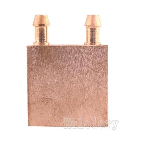 Pure Copper Water Cooling Block for Computer 40x40mm Water-Cooled Exchanger Endo