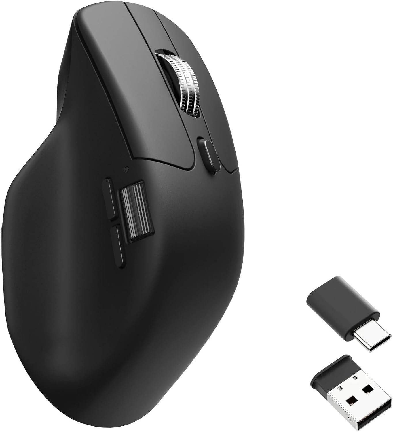 Keychron M6 Silent Wireless Gaming Mouse, 1000Hz, Bluetooth 5.3/2.4Ghz/Wired, Pi