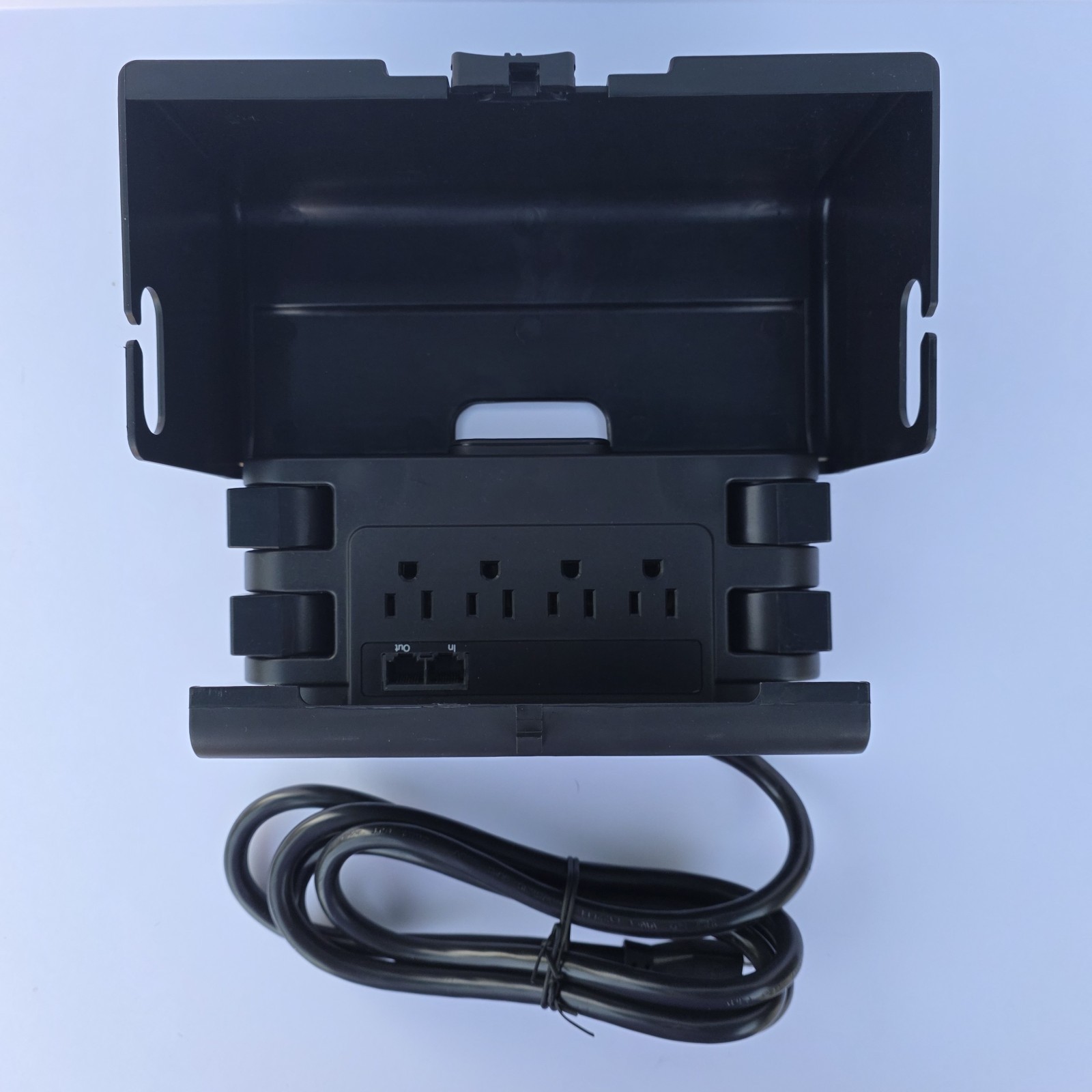 Belkin 8-Outlet Power Strip Surge Protector, Cable Management Organizer 6' Black