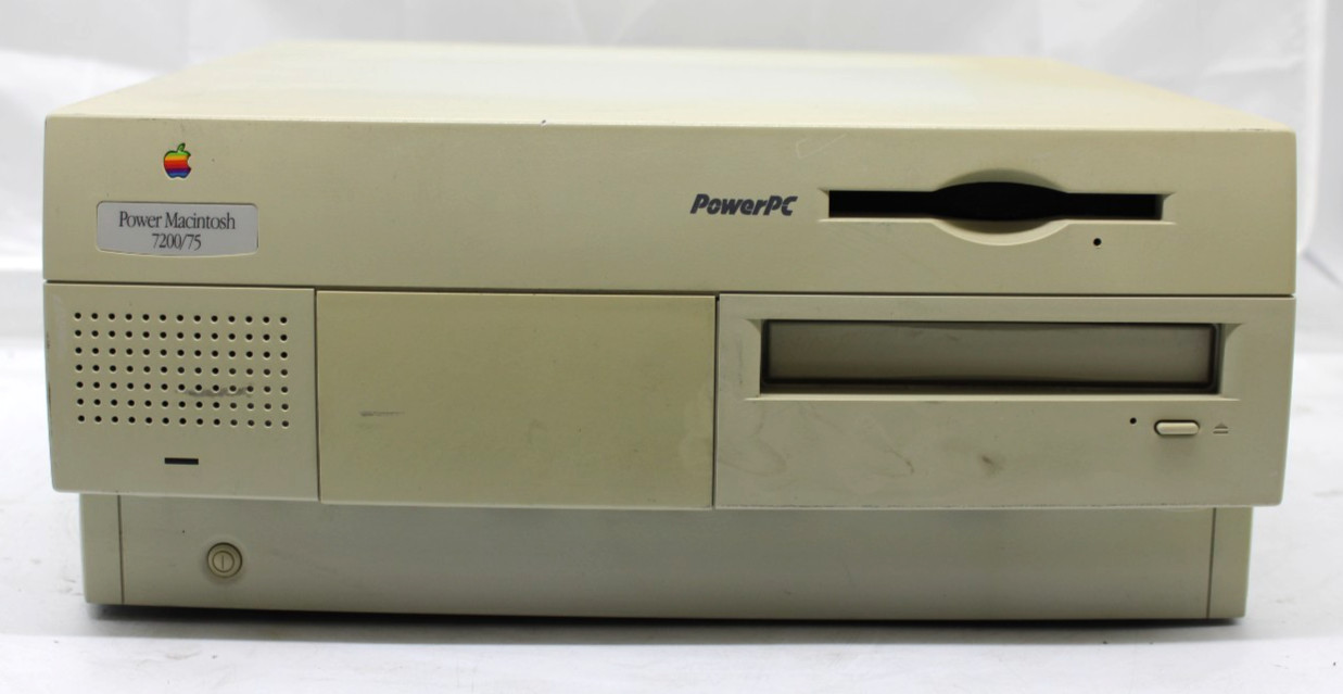 Vintage Apple Power PC Macintosh 7200/75 M3979 - Powers-On