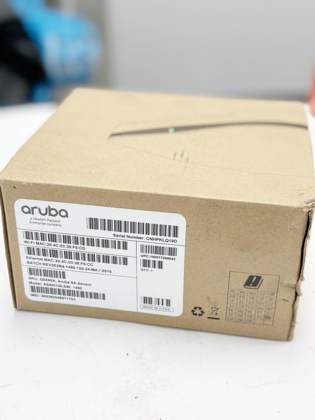 Aruba ASIN0100 HPE LTE Sensor Q9X65A