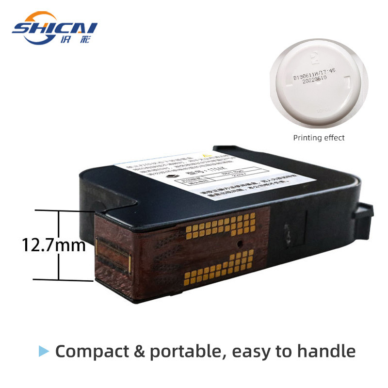 3 pieces  Fast Dry Black Color Handheld Inkjet Printer Ink Cartridge