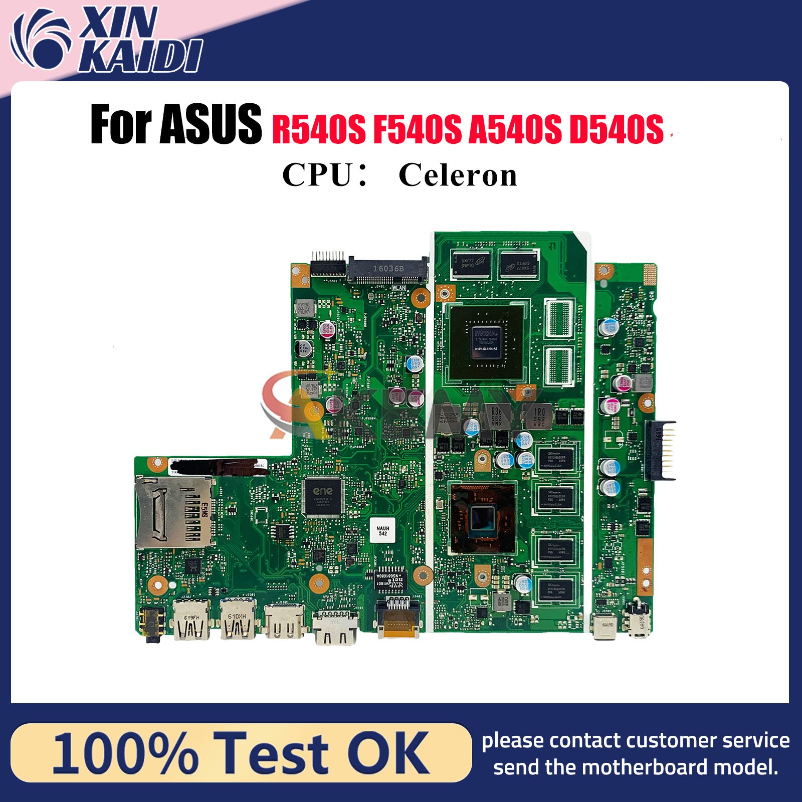X540SC Laptop Motherboard For ASUS F540S D540S X540S R540S A540S Mainboard