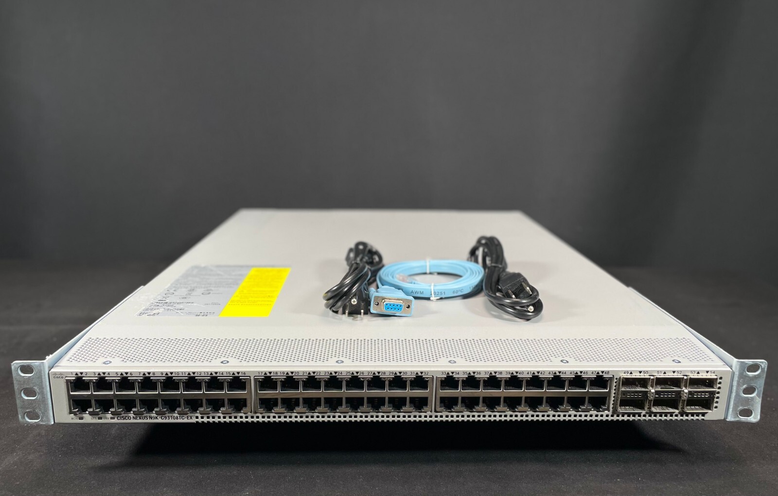 Cisco N9K-C93180YC-EX 48x 25GB SFP+ 6x 100GB QSFP28 Port Side Exhaust Switch