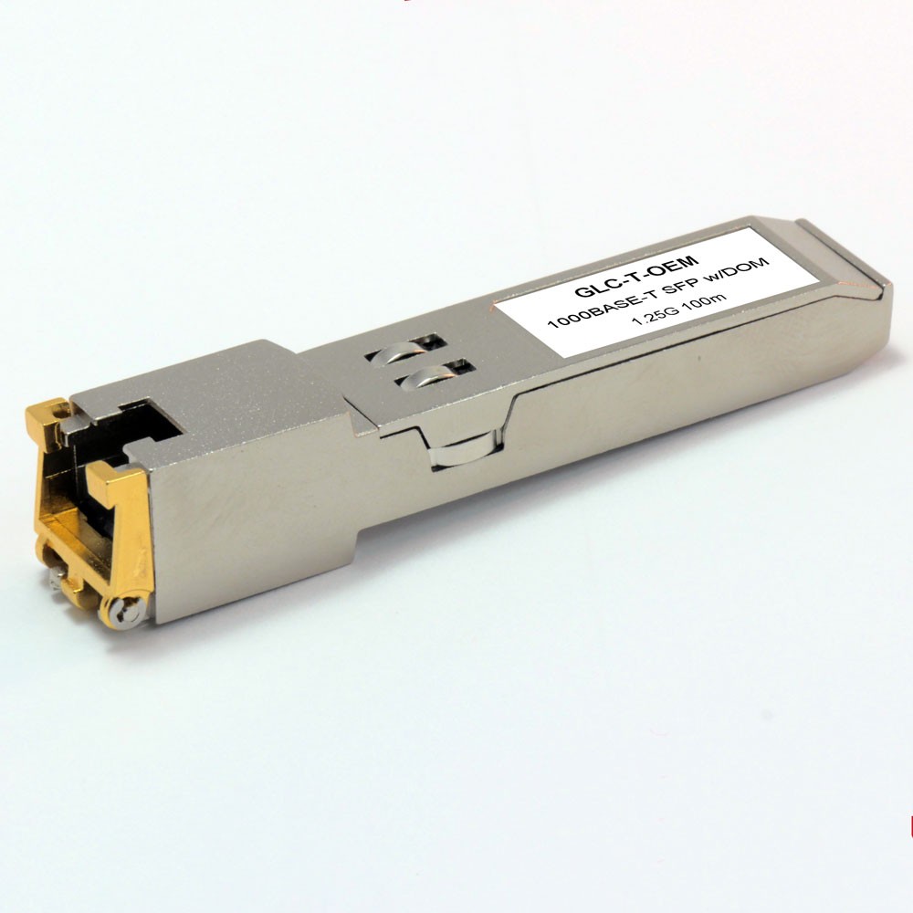 5 Pack of Cisco Compatible (GLC-T) 1000 Base-T SFP Copper 100 Meter 30-1410-02 R