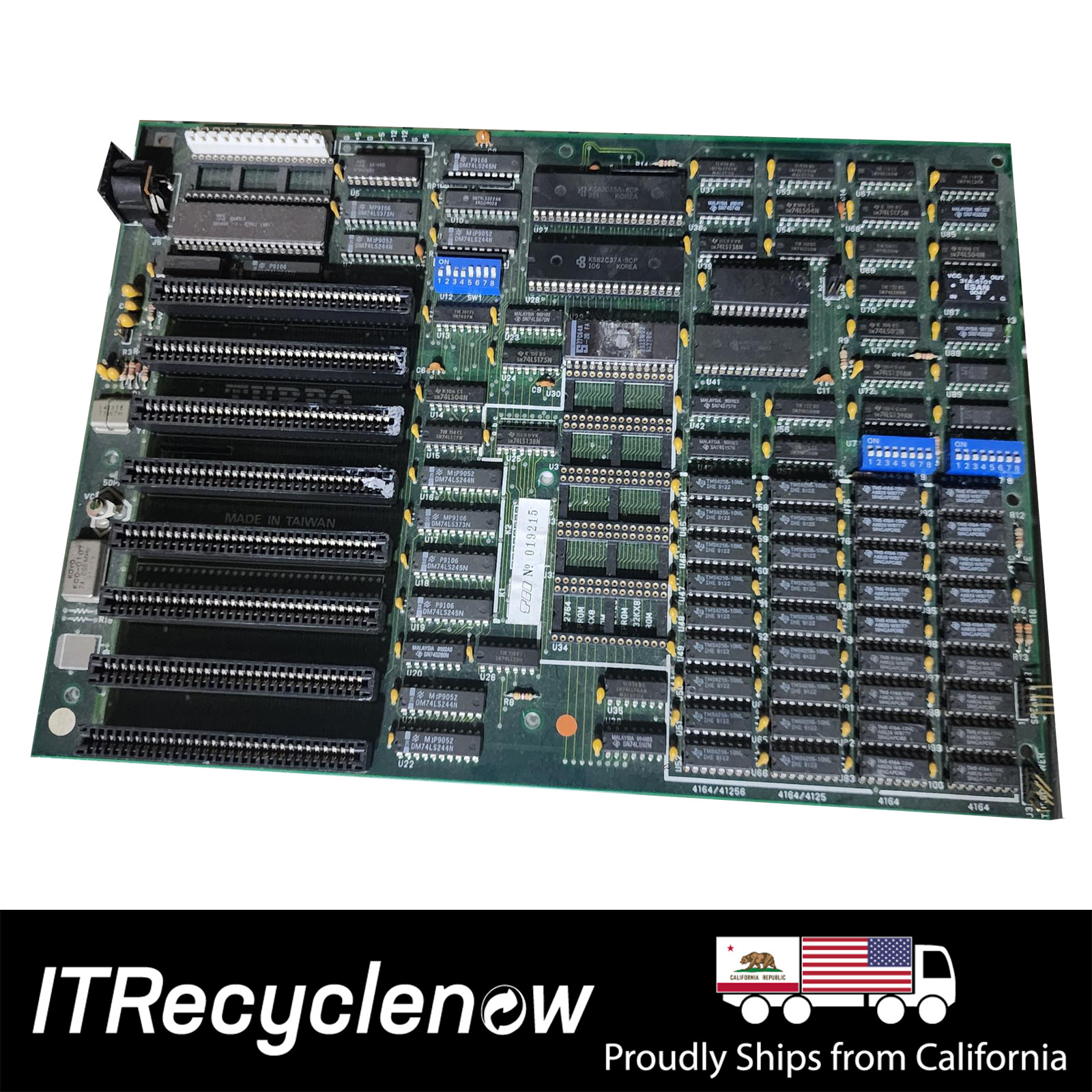 IBM XT Motherboard 019215 – Vintage 5160 System Board | For Parts - Untested