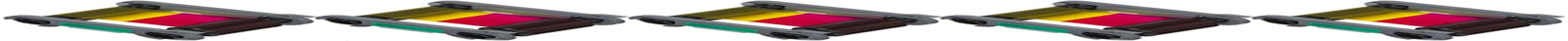 5 Pack Evolis Primacy 2 R6F203A100 Color Ribbon YMCKO-K - 250 Prints 