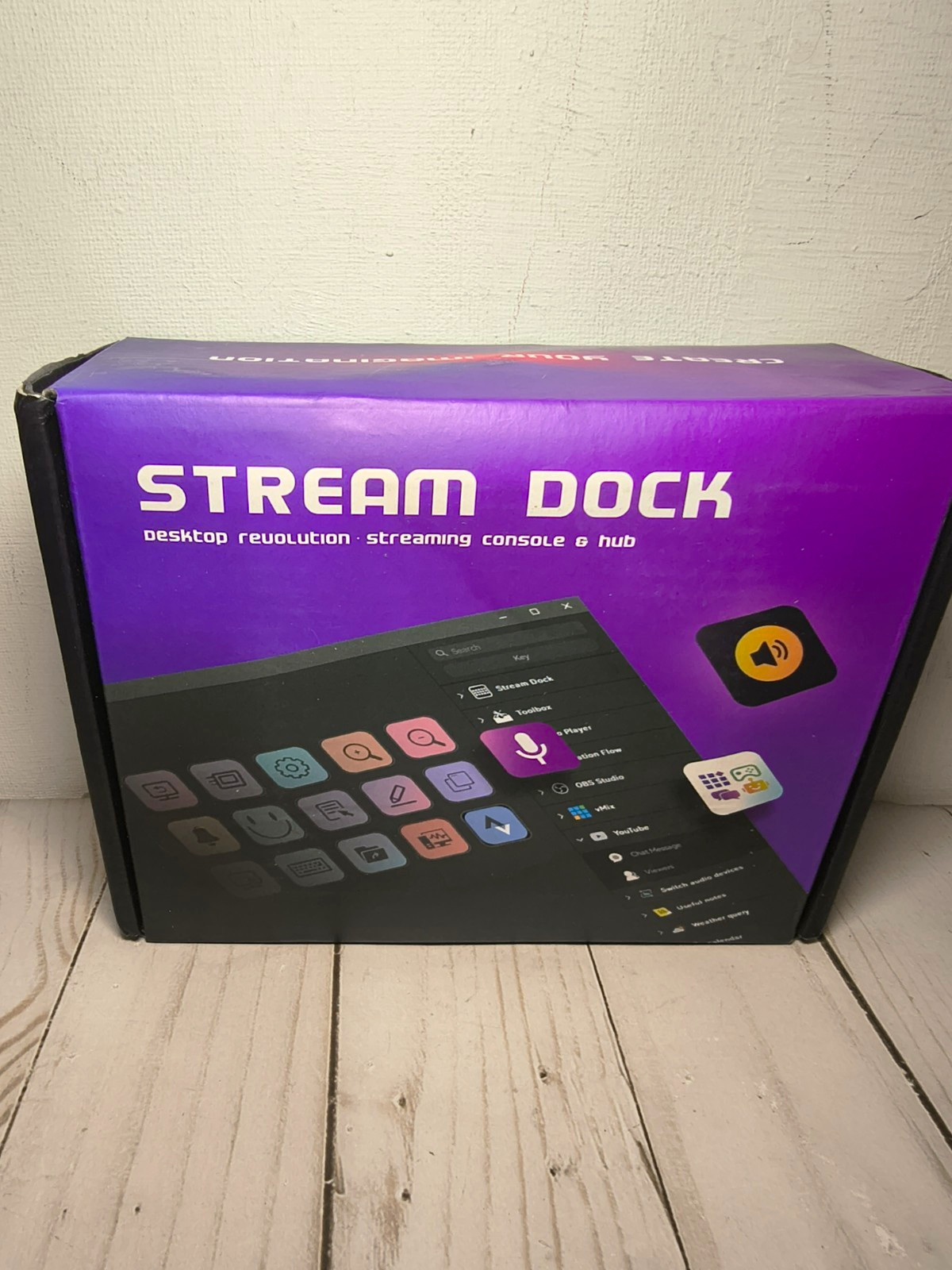 Stream Dock Desktop Revolution Docking Station with Power Supply