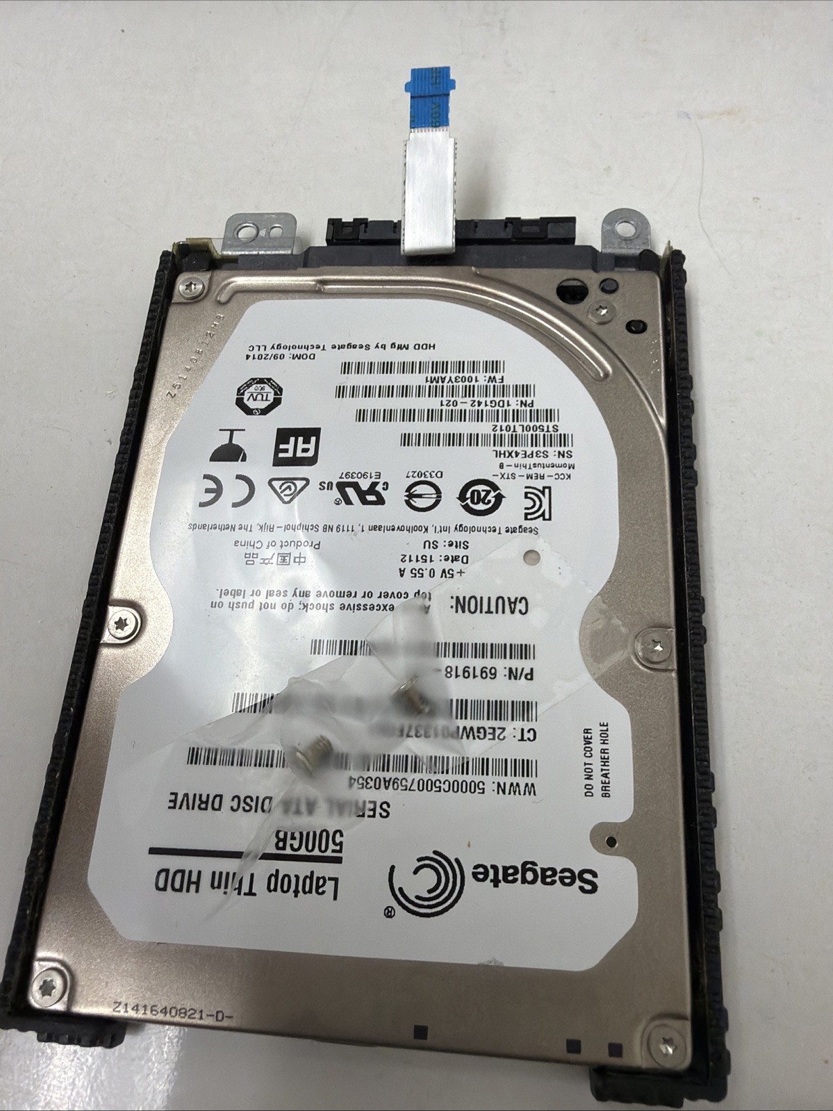 Seagate Laptop Thin HDD ST500LM021 500GB 2.5" SATA III Laptop activated win10