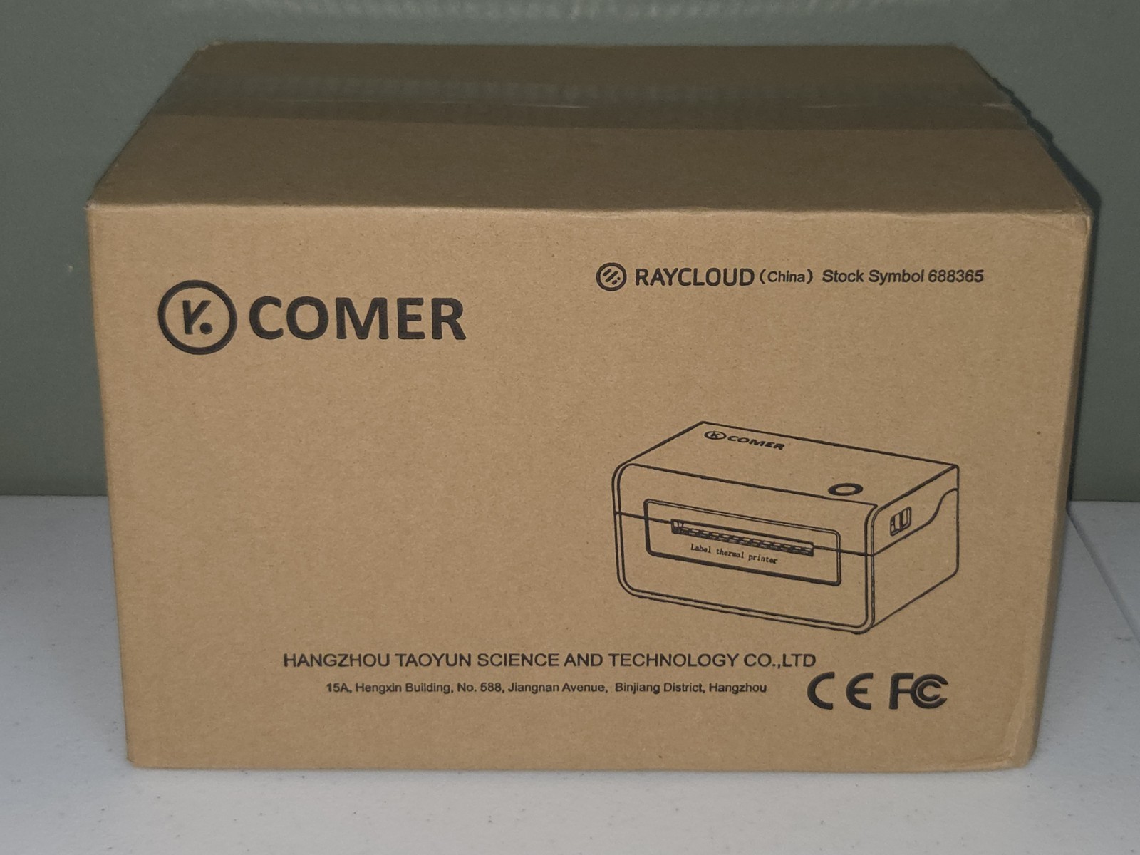 New K COMER Thermal Label Printer 4x6 Shipping Label Printer for Small Business
