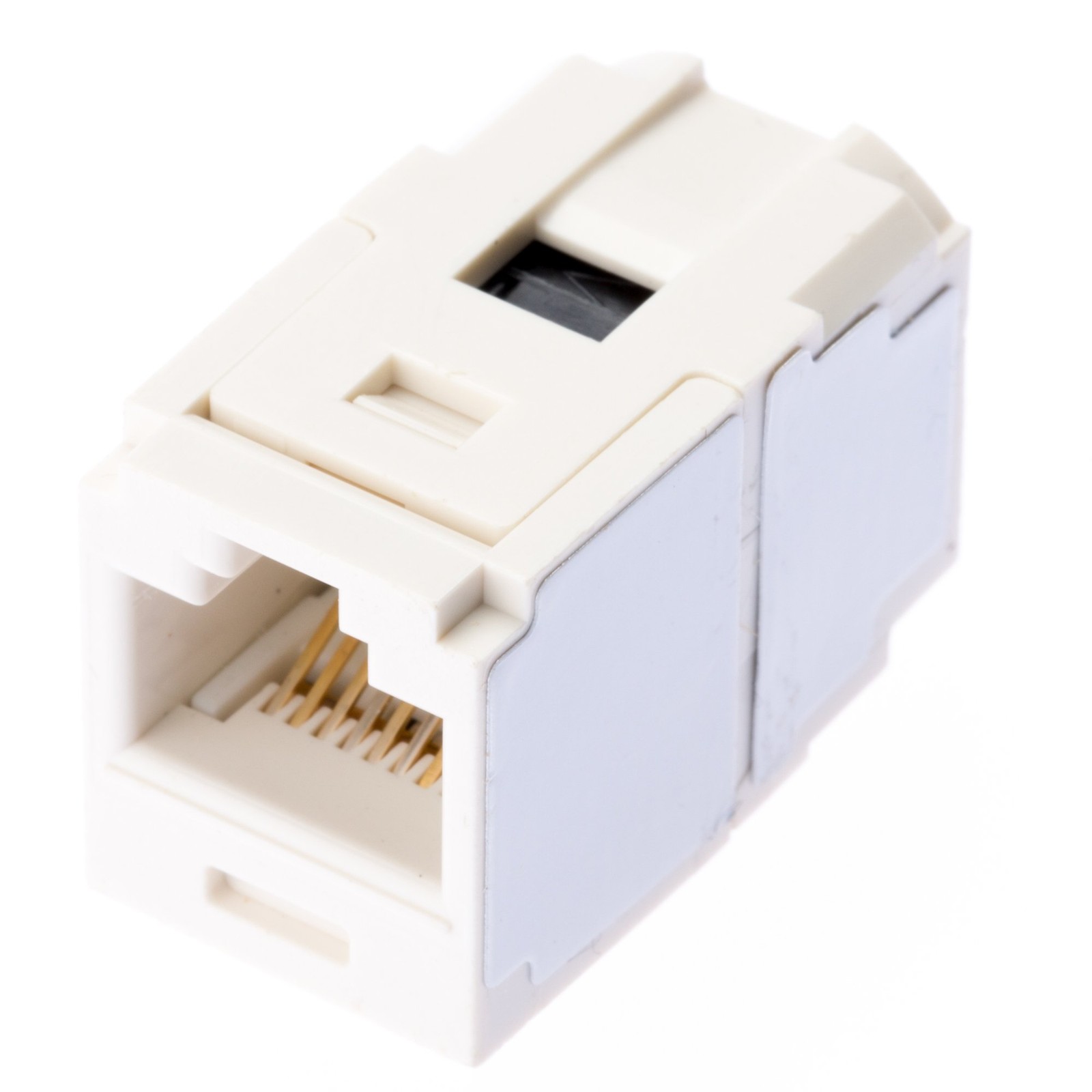 PANDUIT RJ45 Relay Jack (JJ Adapter) Cat6A Compatible Off White CC6X88IW