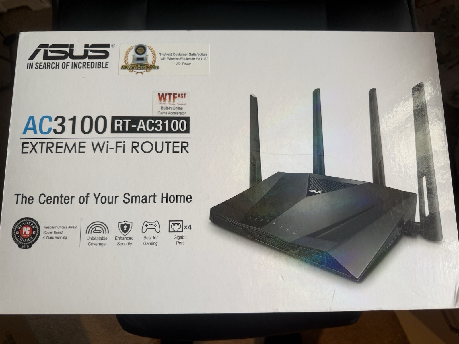 ASUS AC3100 WiFi Gaming Router (RT-AC88U) - Dual Band Gigabit Wireless Router