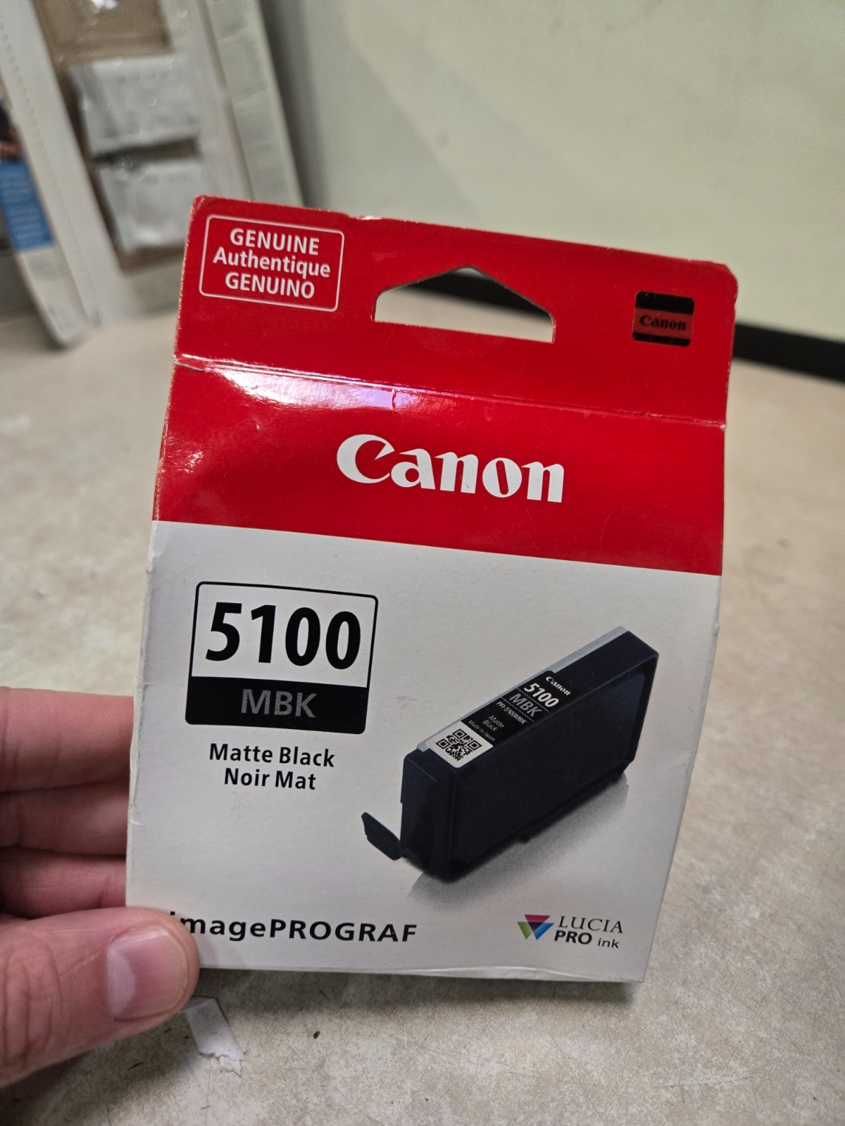 Canon PFI-5100 LUCIA PRO II Matte Black Ink Tank Factory sealed