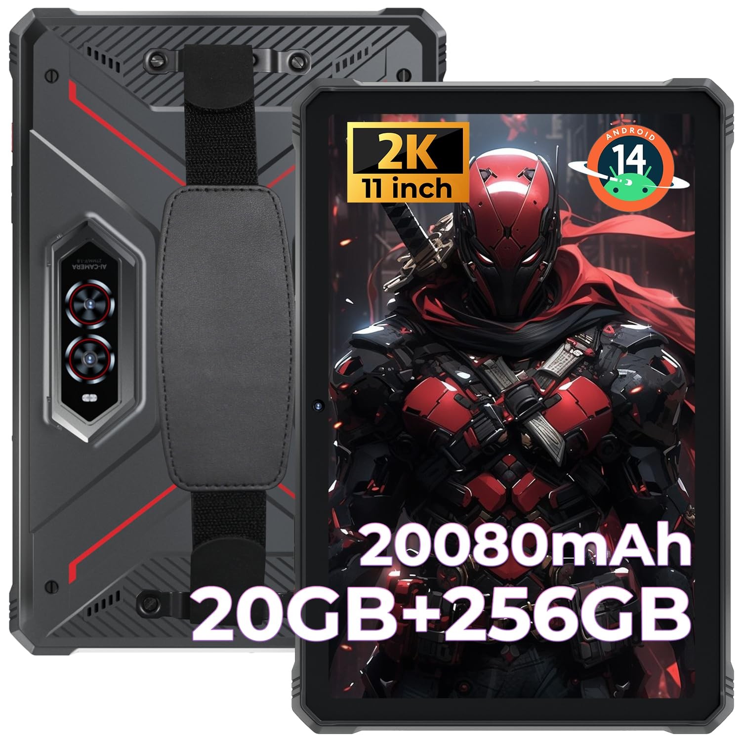 HOTWAV R9 Pro Rugged Tablet 2K 11in Android 14 20080mAh