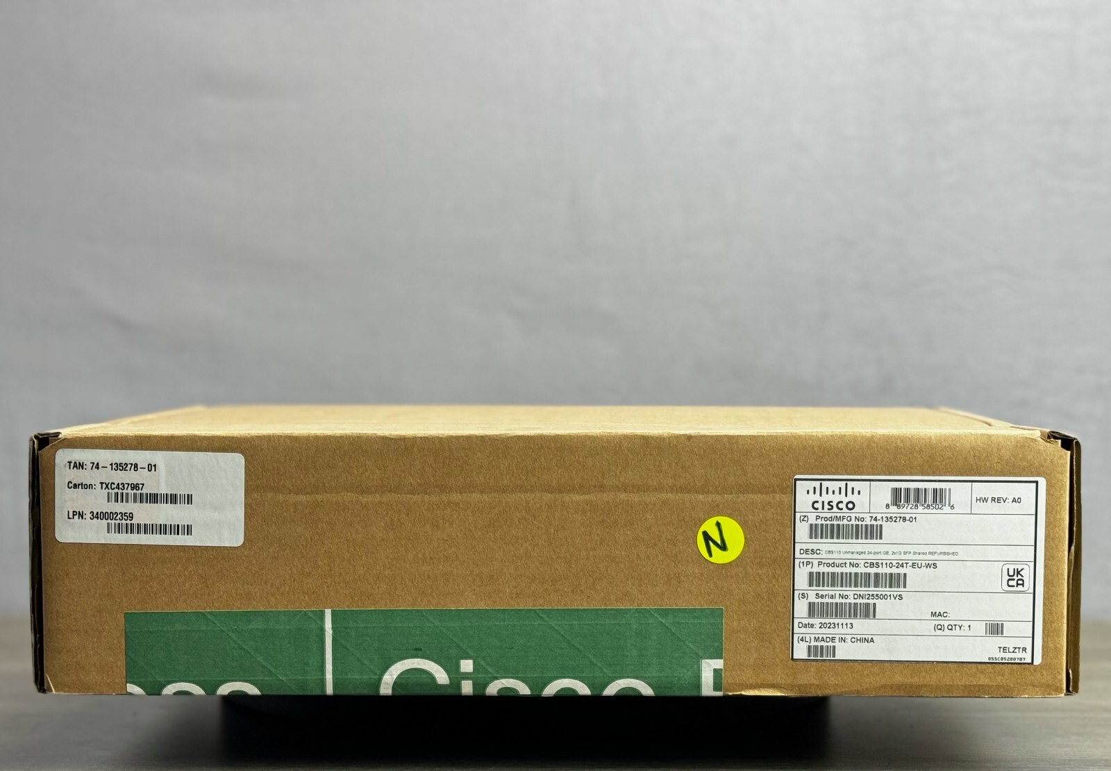 Cisco Refresh CBS110-24T 24 2 SFP Port Gigabit Ethernet Switch-Same Day Shipping