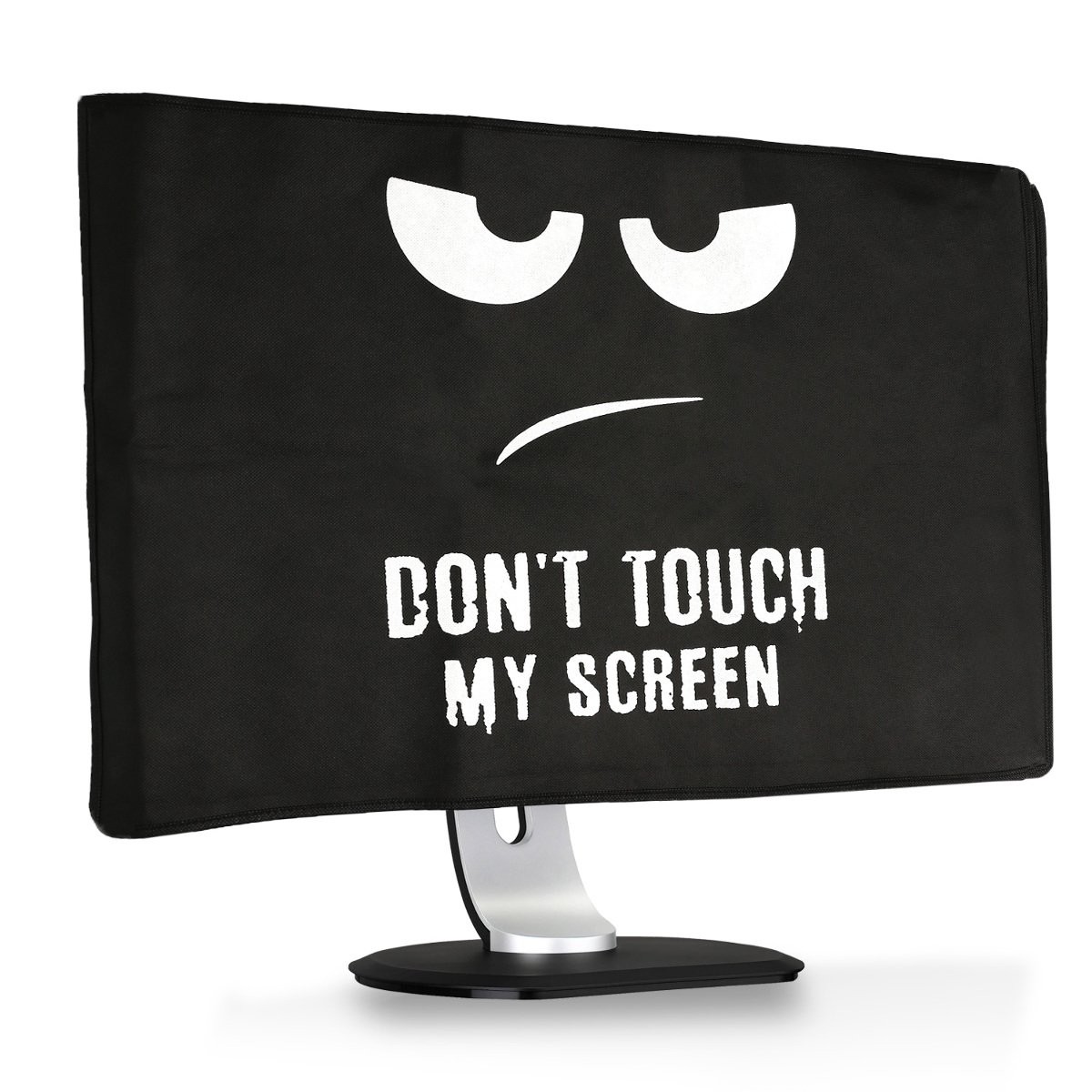 Computer Monitor Cover Compatible with 24-26" monitor - Don't Touch My Screen...