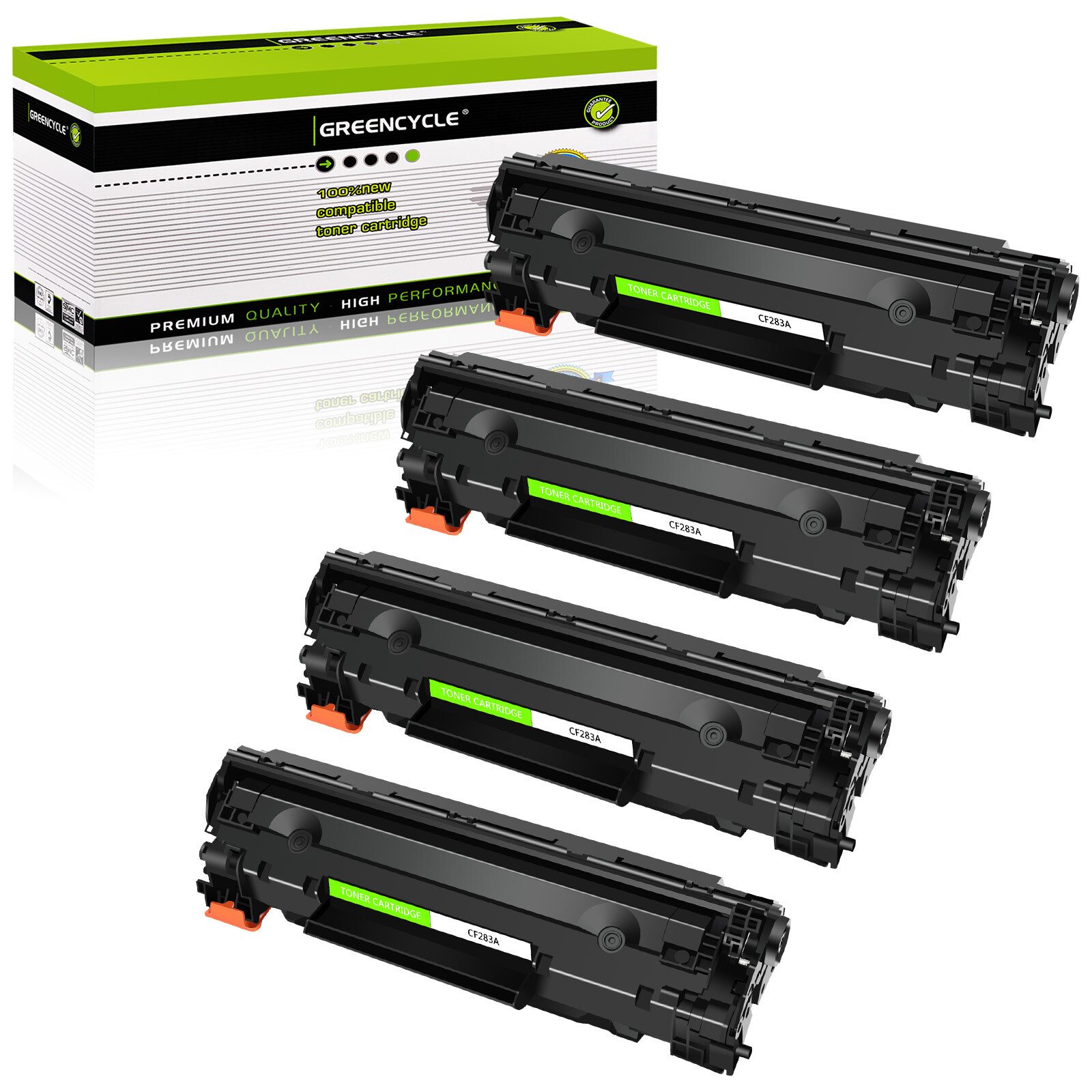 4PK CF283A Toner Fits for HP LaserJet Pro MFP M125a M127fp M125fp M225rdn M201n