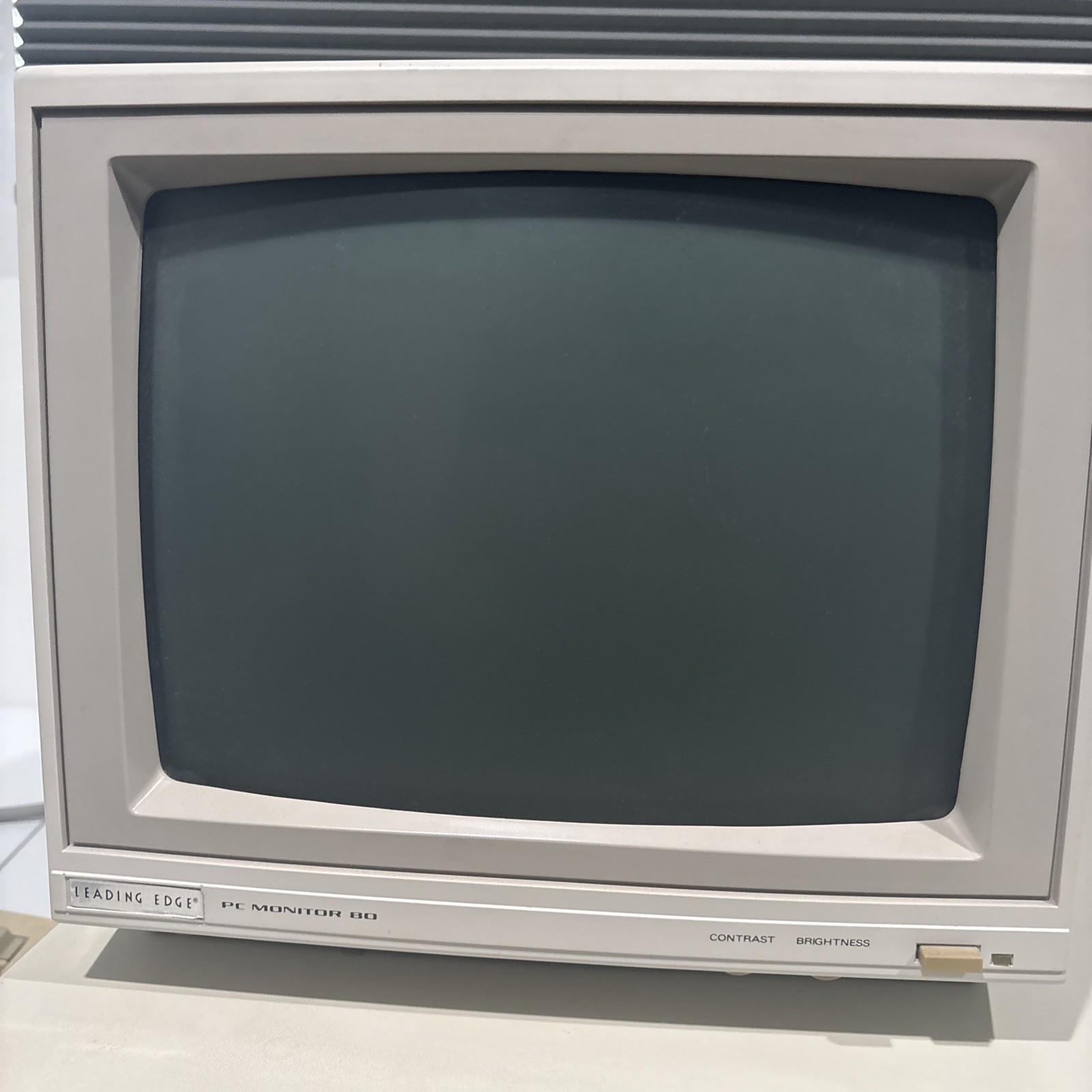 Leading Edge PC Monitor 80 78m6230746  vintage leading edge monitor