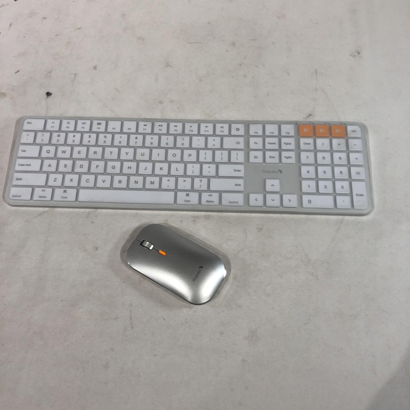ProtoArc KM100-A Backlit Bluetooth Keyboard and Mouse Combo for Mac 