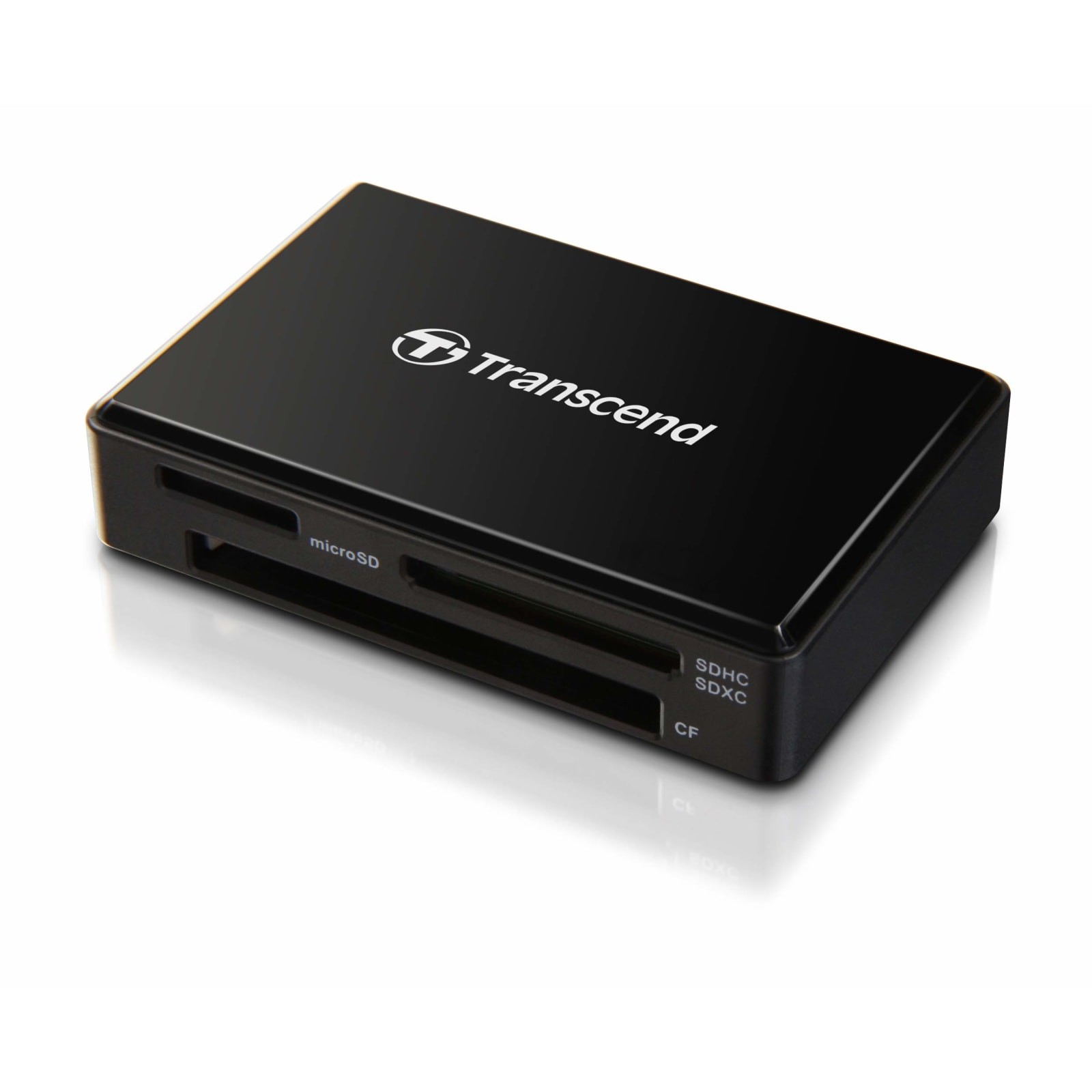 Transcend RDF8 USB 3.1 Gen 1 Card Reader SD microSD CF Memory Stick Black