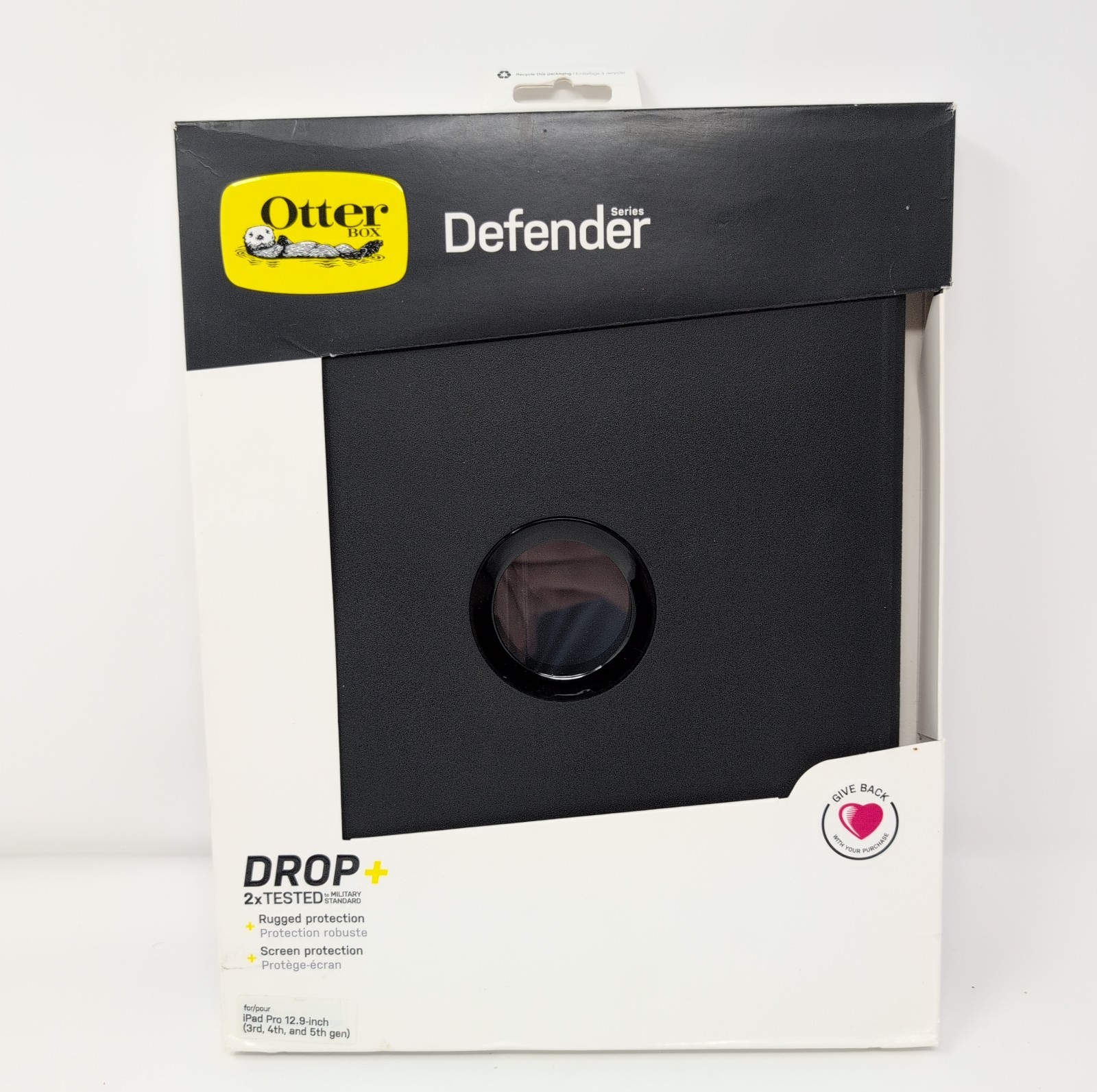 OtterBox Defender Series iPad Pro (12.9-inch) (3rd - 6th Gen) Black Case