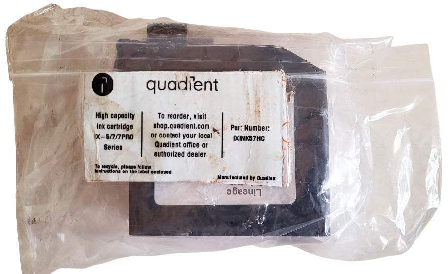 Quadient IXINK57HC High Capacity Ink Cartridge New Without Box