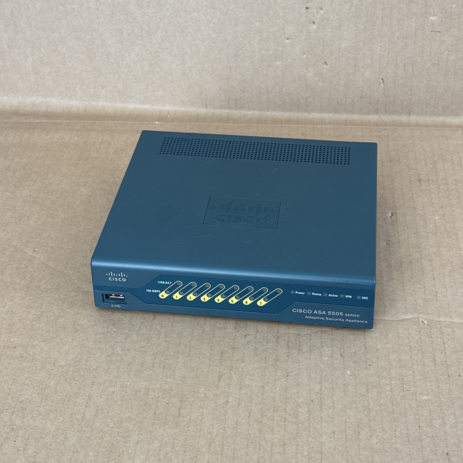 Cisco ASA 5505 Series ASA5505 V08 Adaptive Security Appliance - No Power Adapter