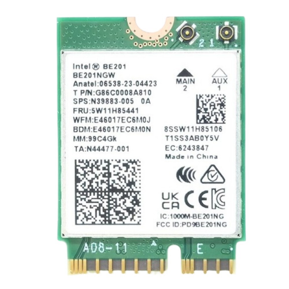 Lenovo 5W11H85441 Intel BE201NGW Wireless WiFi6 Card CNVio3 BT5.4 Bluetooth N...