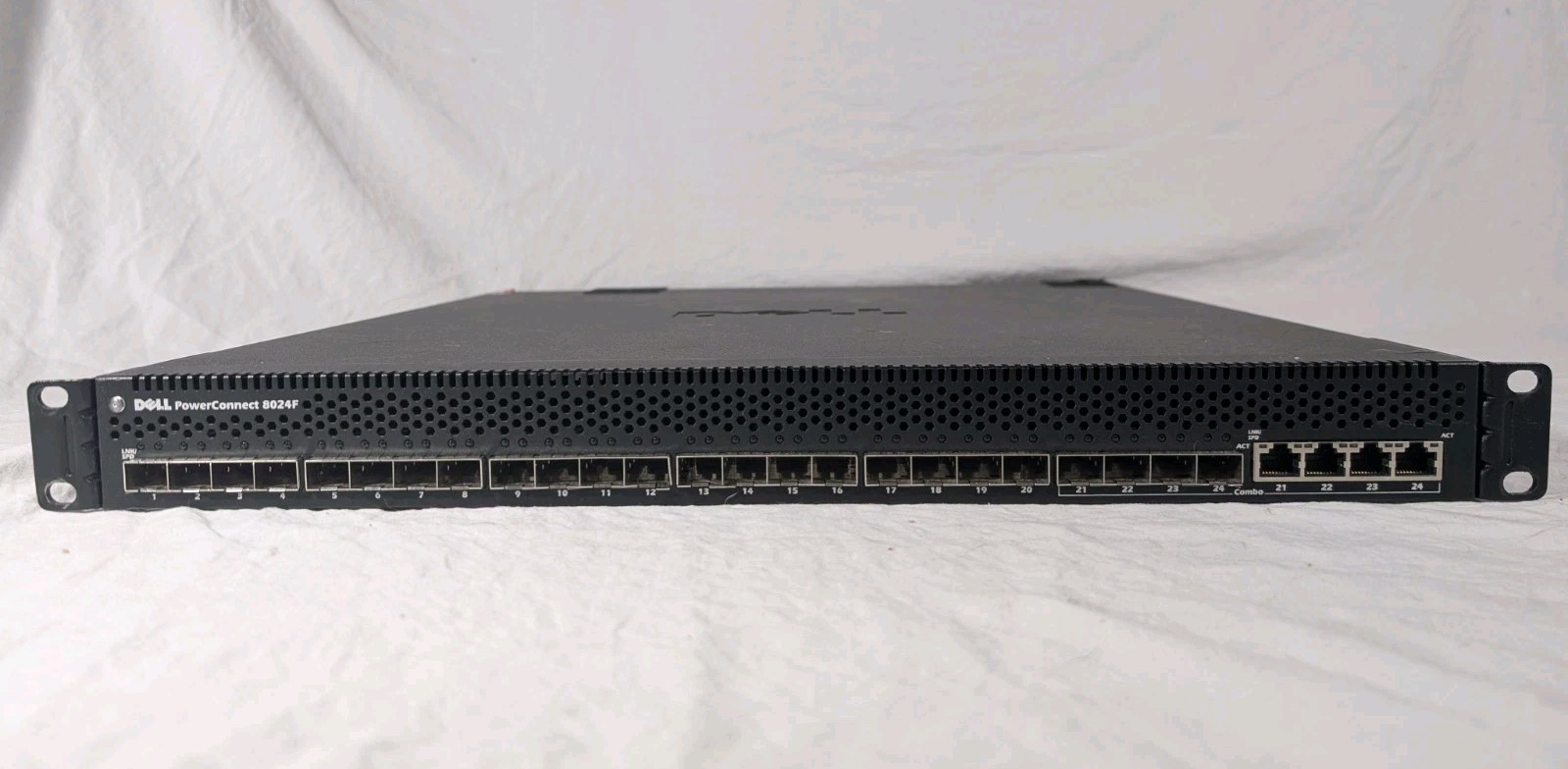 Dell PowerConnect (8024F) 24 Port Rack Mountable Ethernet Switch