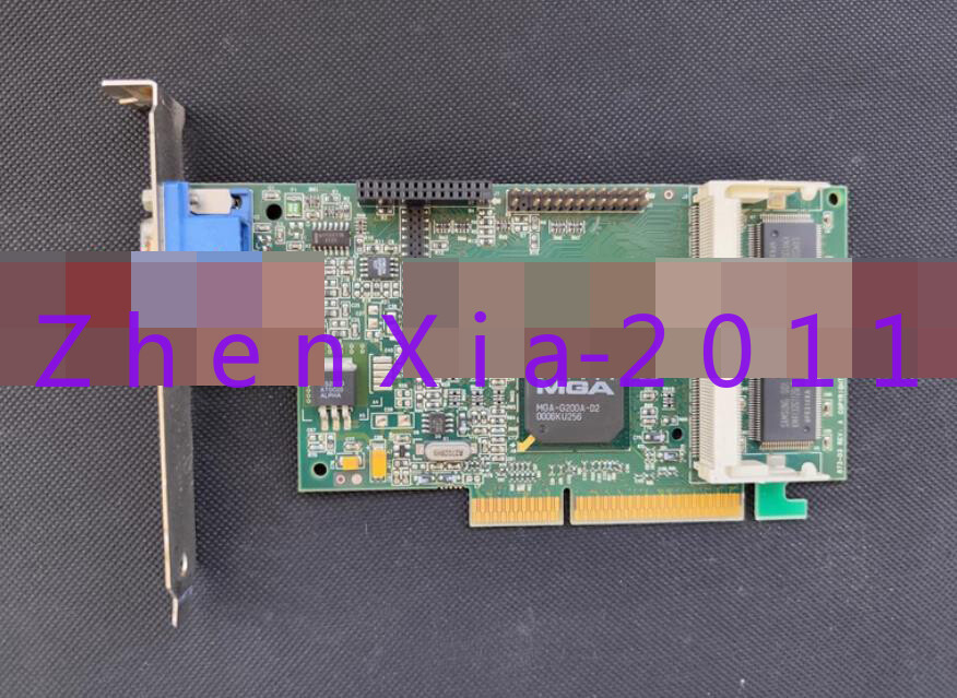 1PC Used MATROX AGP graphics card 873-03 REV:A G250+MILA/8/OE5