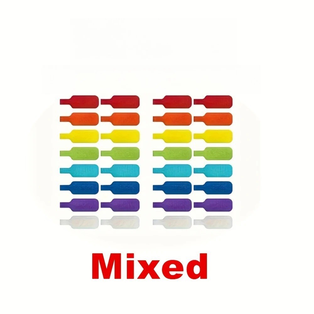 50pcs Wire Markers - Writable Cable Labels with Hook, Loop for Easy Organization