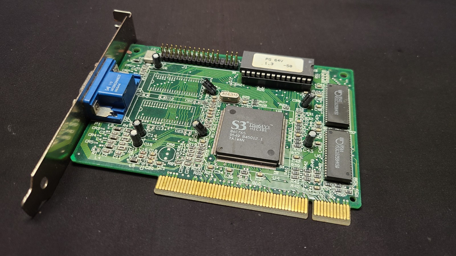 STB Systems Vintage PC Video / Graphics VGA Card (1996) with S3 Trio 64V+ Chip