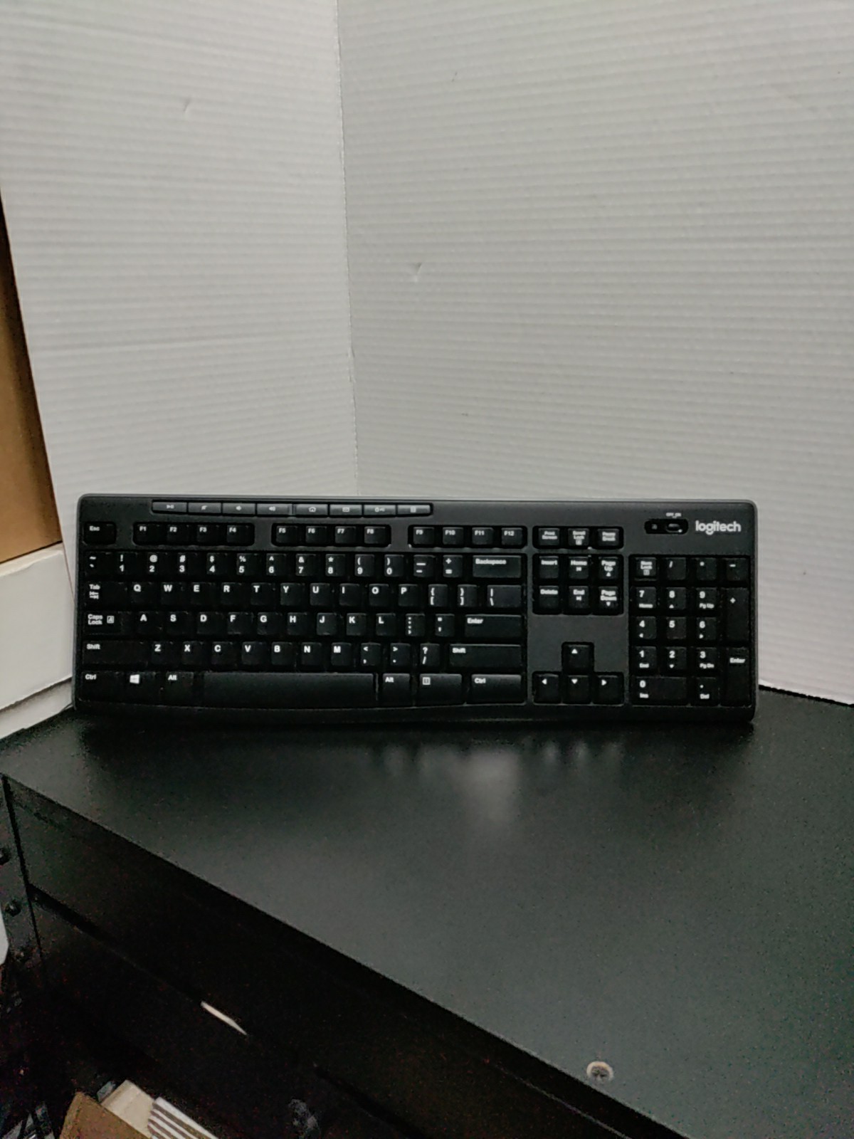 Logitech K270 Y-R0042 Wireless Keyboard - No USB Dongle - Miss 1 Rear Lift Foot
