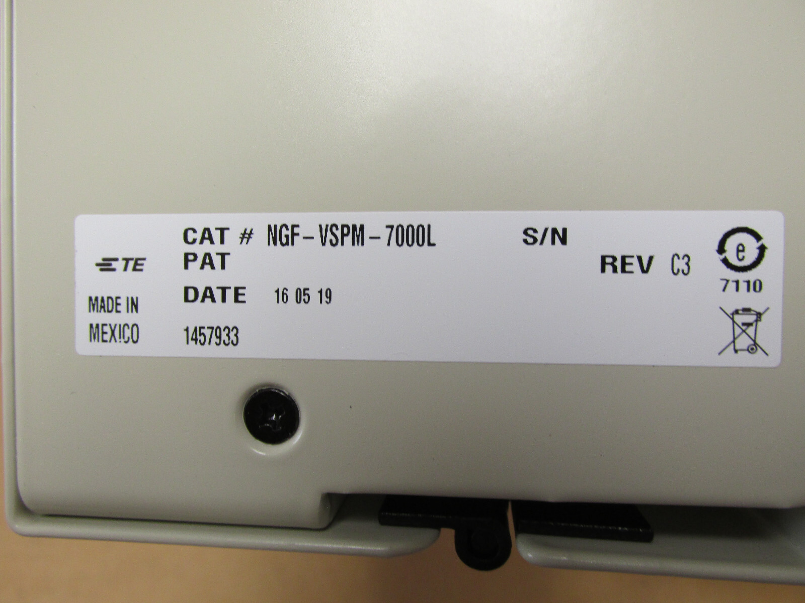 ADC / TE / COMMSCOPE NGF-VSPM-7000L NEST GENERATION FRAME FIBER MICROVAM BLOCK
