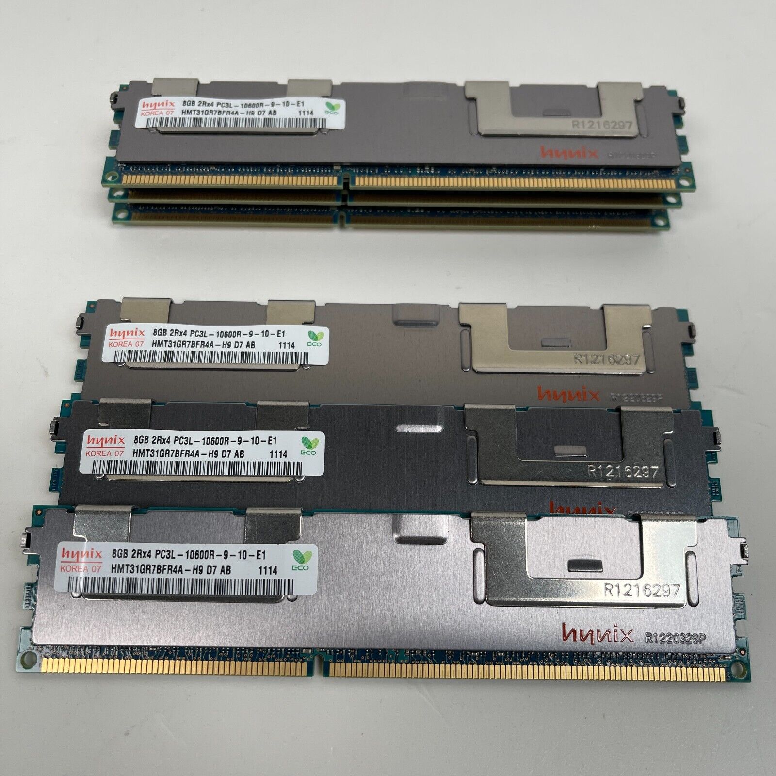 Lot of 6 Hynix 8GB PC3L-10600R SERVER RAM HMT31GR7BFR4A-H9