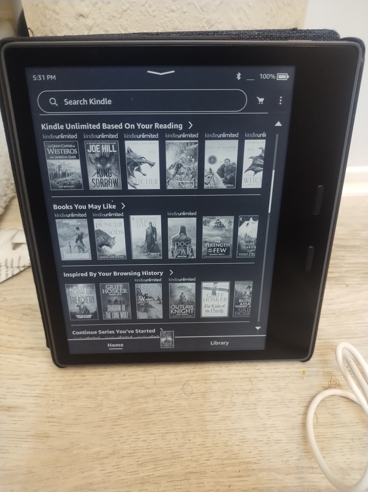 Amazon Kindle Oasis (10th Generation) 8GB, Wi-Fi Only, 7in, Graphite -... Mint 